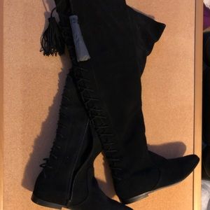 Black Over the Knee Boots